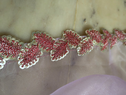 Beautiful and Stylish organza saree(Lavender)